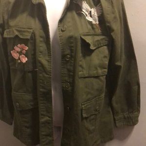 Army green jacket